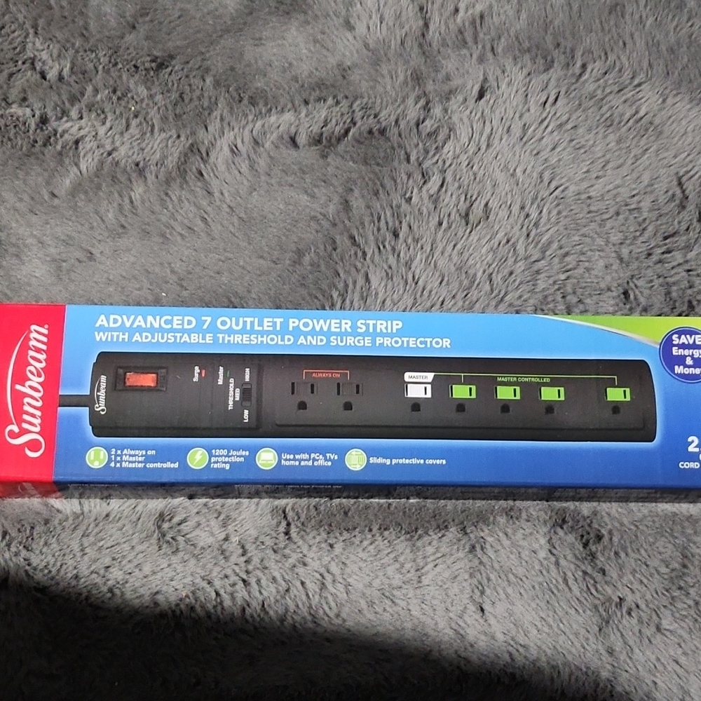 New Sunbeam 7 outlet powerstrip